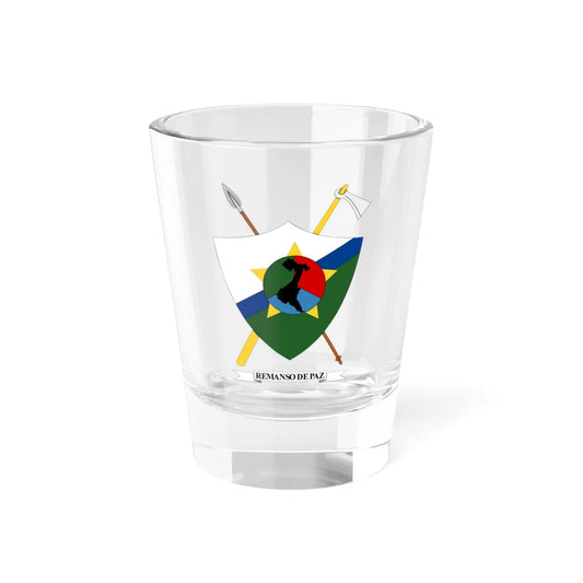 Escudo de San Luis - Tolima (Colombia) (Coat of Arms) Shot Glass 1.5oz 1.5oz - Go Mug Yourself