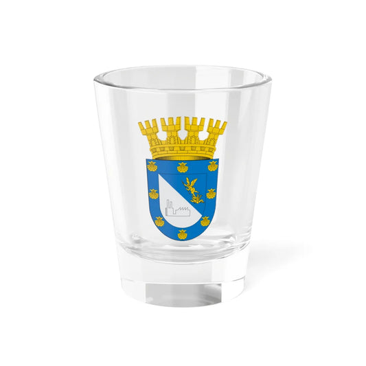 Escudo de San Miguel Chile (Chile) (Coat of Arms) Shot Glass 1.5oz 1.5oz - Go Mug Yourself