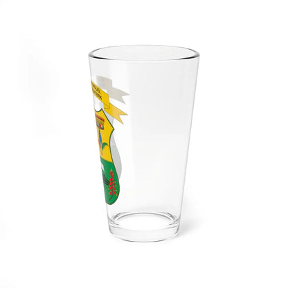 Escudo de San Miguel-La Dorada (Colombia) (Coat of Arms) Pint Glass 16oz - Go Mug Yourself