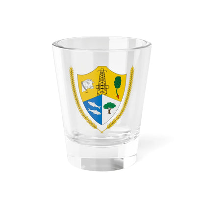 Escudo de San Pablo Bolívar (Colombia) (Coat of Arms) Shot Glass 1.5oz 1.5oz - Go Mug Yourself