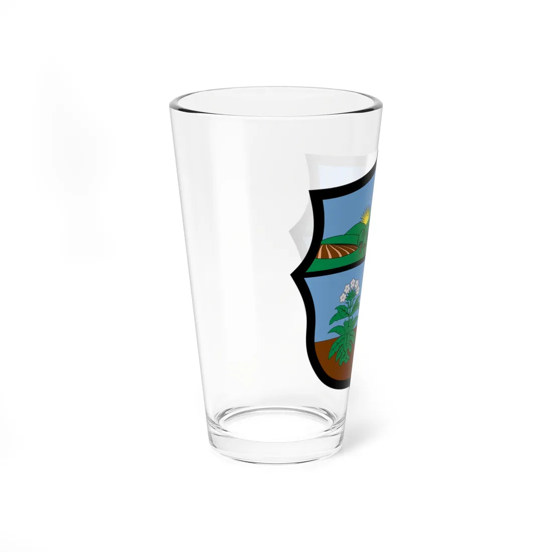 Escudo de San Pedro Valle (Colombia) (Coat of Arms) Pint Glass 16oz - Go Mug Yourself