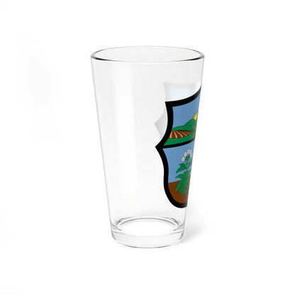 Escudo de San Pedro Valle (Colombia) (Coat of Arms) Pint Glass 16oz - Go Mug Yourself