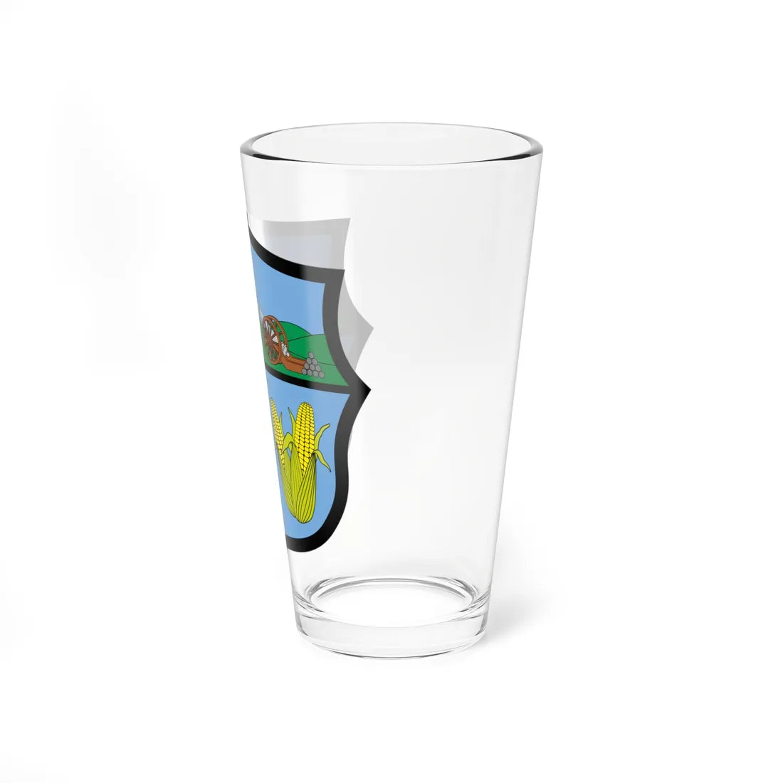 Escudo de San Pedro Valle (Colombia) (Coat of Arms) Pint Glass 16oz - Go Mug Yourself