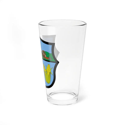 Escudo de San Pedro Valle (Colombia) (Coat of Arms) Pint Glass 16oz - Go Mug Yourself