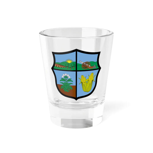 Escudo de San Pedro Valle (Colombia) (Coat of Arms) Shot Glass 1.5oz 1.5oz - Go Mug Yourself