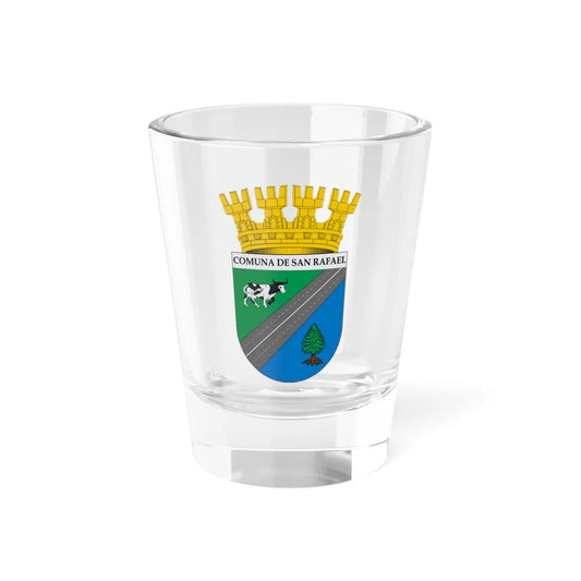 Escudo de San Rafael Chile (Chile) (Coat of Arms) Shot Glass 1.5oz 1.5oz - Go Mug Yourself