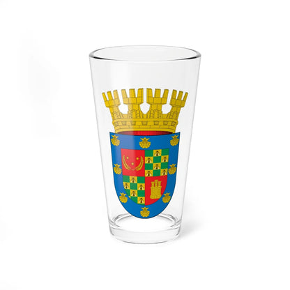 Escudo de San Ramón (Chile) (Coat of Arms) Pint Glass 16oz 16oz - Go Mug Yourself