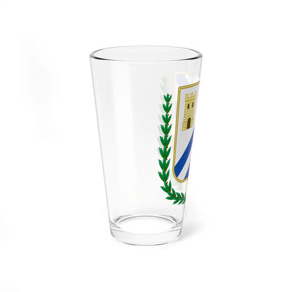 Escudo de San Ramón de la Nueva Orán (Equatorial Guinea) (Coat of Arms) Pint Glass 16oz - Go Mug Yourself