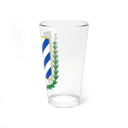 Escudo de San Ramón de la Nueva Orán (Equatorial Guinea) (Coat of Arms) Pint Glass 16oz - Go Mug Yourself