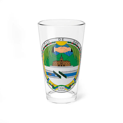 Escudo de San Roque Antioquia (Colombia) (Coat of Arms) Pint Glass 16oz 16oz - Go Mug Yourself
