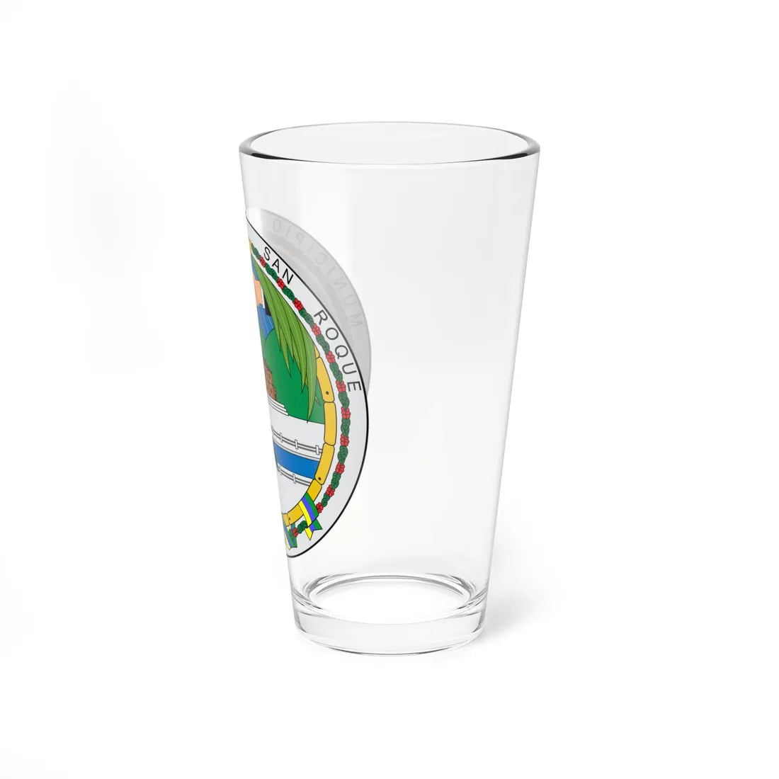 Escudo de San Roque Antioquia (Colombia) (Coat of Arms) Pint Glass 16oz - Go Mug Yourself