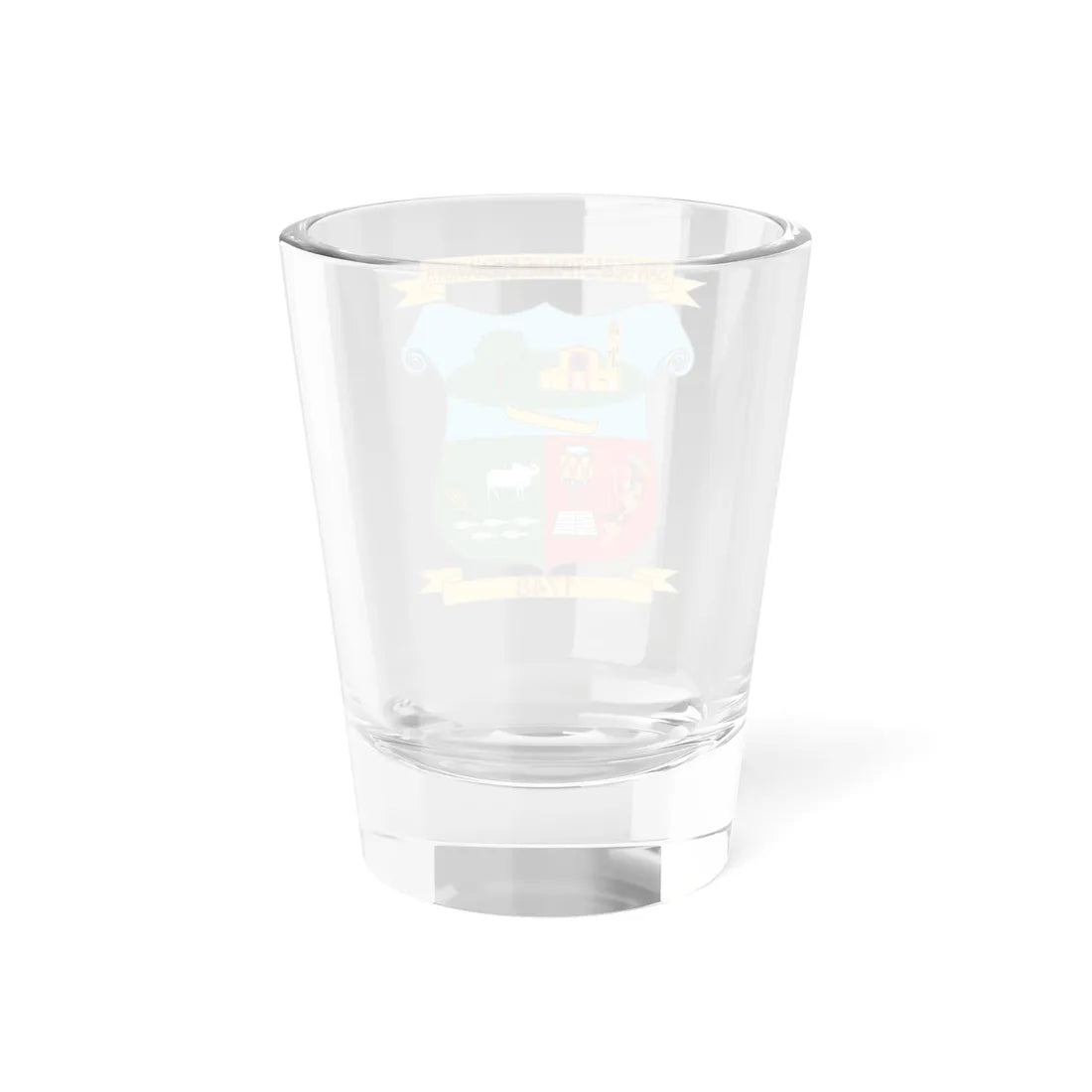 Escudo de San Sebastián de Buenavista Magdalena (Colombia) (Coat of Arms) Shot Glass 1.5oz - Go Mug Yourself