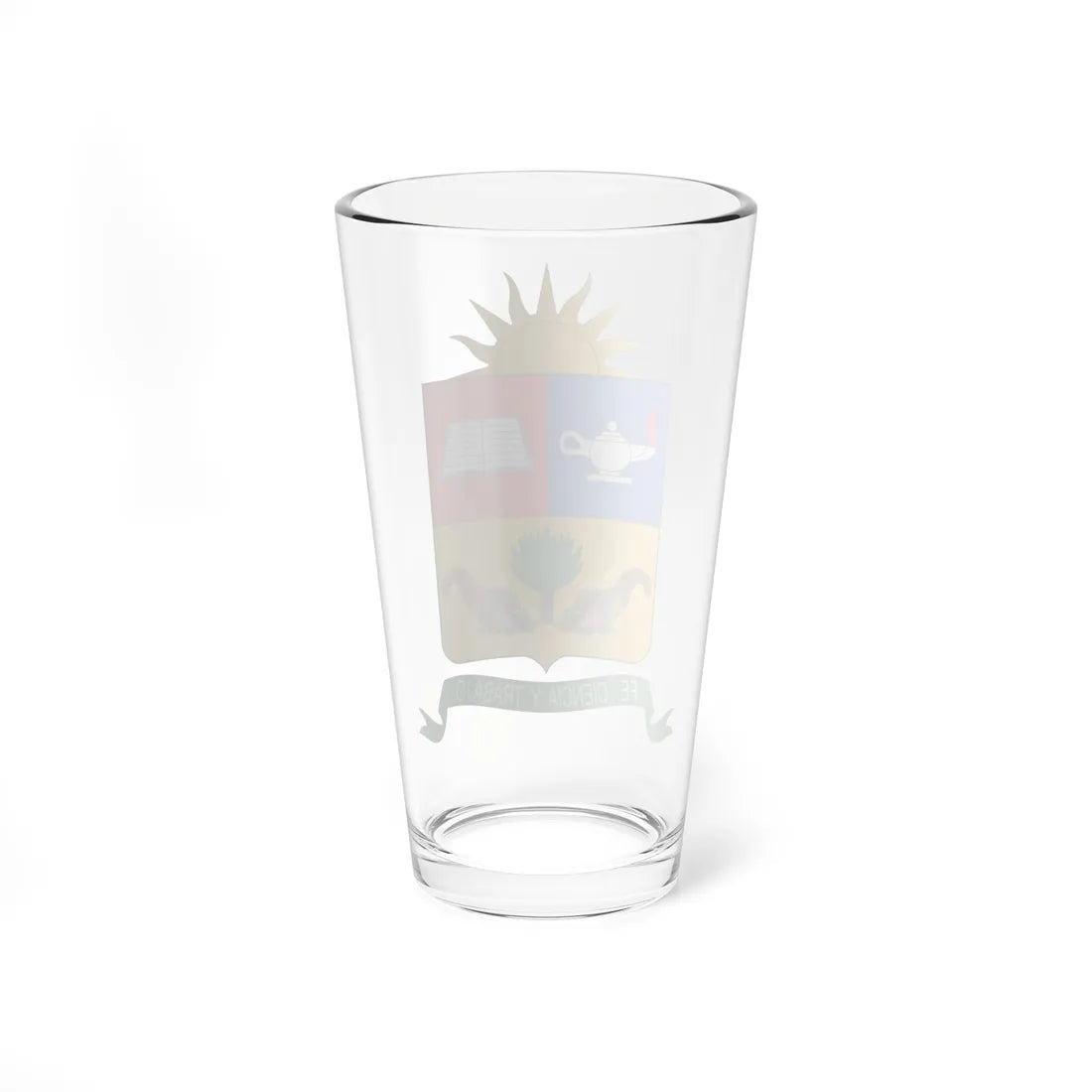 Escudo de San Vicente Ferrer (Colombia) (Coat of Arms) Pint Glass 16oz - Go Mug Yourself