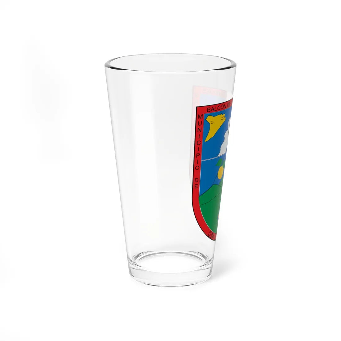 Escudo de Santa Bárbara Antioquia (Colombia) (Coat of Arms) Pint Glass 16oz - Go Mug Yourself
