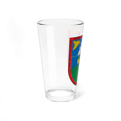 Escudo de Santa Bárbara Antioquia (Colombia) (Coat of Arms) Pint Glass 16oz - Go Mug Yourself
