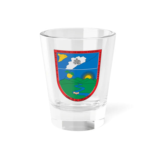 Escudo de Santa Bárbara Antioquia (Colombia) (Coat of Arms) Shot Glass 1.5oz 1.5oz - Go Mug Yourself