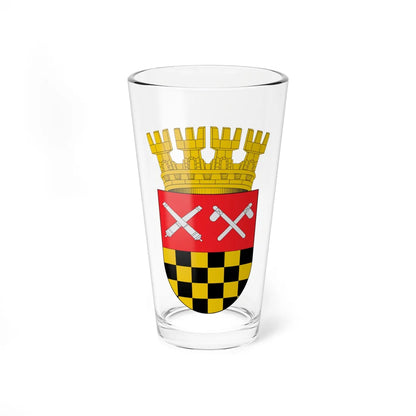 Escudo de Santa Bárbara Chile (Chile) (Coat of Arms) Pint Glass 16oz 16oz - Go Mug Yourself