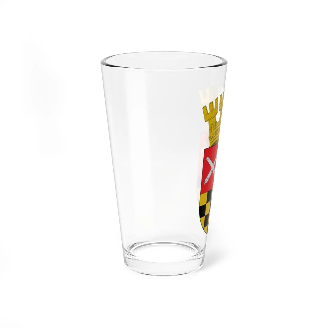 Escudo de Santa Bárbara Chile (Chile) (Coat of Arms) Pint Glass 16oz - Go Mug Yourself