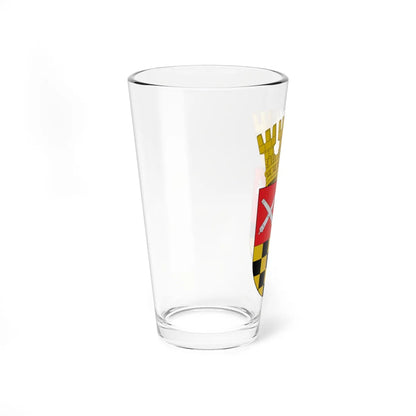 Escudo de Santa Bárbara Chile (Chile) (Coat of Arms) Pint Glass 16oz - Go Mug Yourself