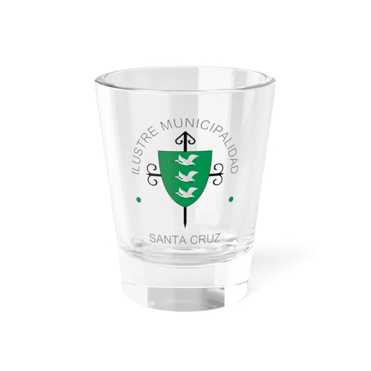 Escudo de Santa Cruz Chile (Chile) (Coat of Arms) Shot Glass 1.5oz 1.5oz - Go Mug Yourself