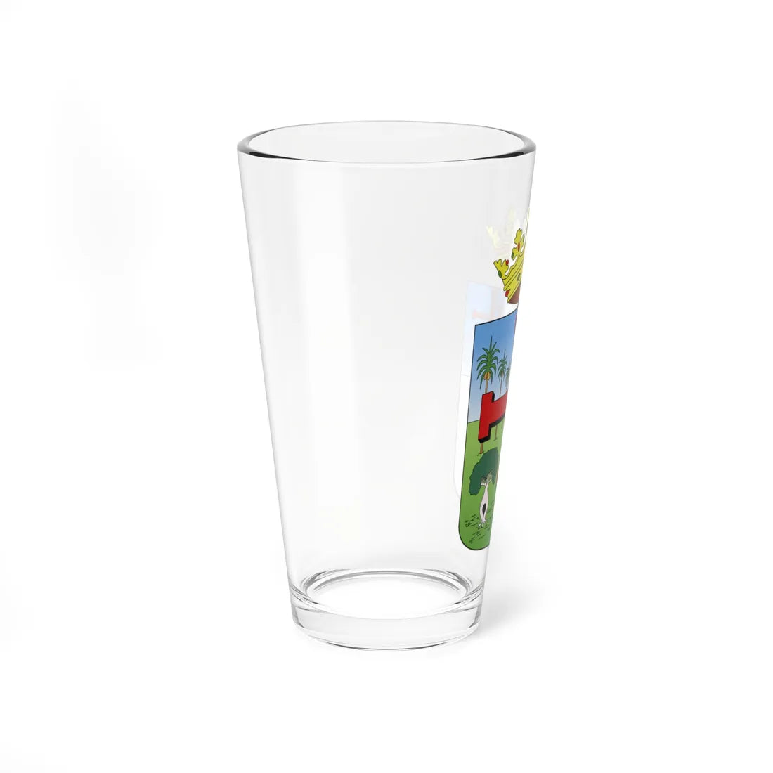 Escudo de Santa Cruz de la Sierra (Bolivia) (Coat of Arms) Pint Glass 16oz - Go Mug Yourself