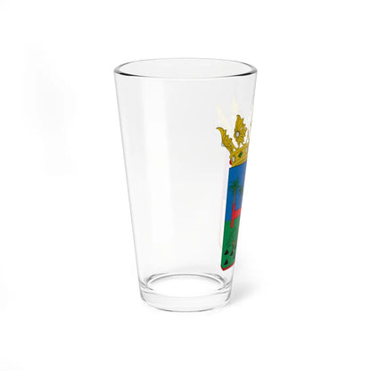 ESCUDO DE SANTA CRUZ DE LA SIERRA BOLIVIA (Equatorial Guinea) (Coat of Arms) Pint Glass 16oz - Go Mug Yourself