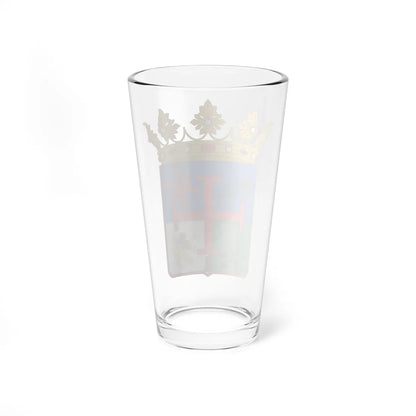 ESCUDO DE SANTA CRUZ DE LA SIERRA BOLIVIA (Equatorial Guinea) (Coat of Arms) Pint Glass 16oz - Go Mug Yourself