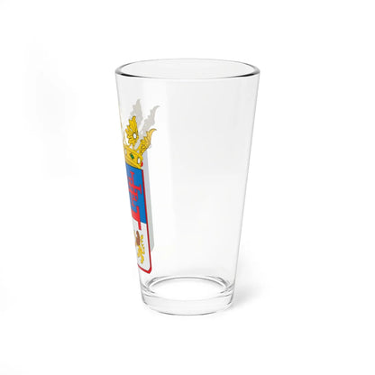 ESCUDO DE SANTA CRUZ DE LA SIERRA BOLIVIA (Equatorial Guinea) (Coat of Arms) Pint Glass 16oz - Go Mug Yourself