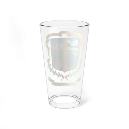 Escudo de Santa Cruz de Yojoa (Honduras) (Coat of Arms) Pint Glass 16oz - Go Mug Yourself