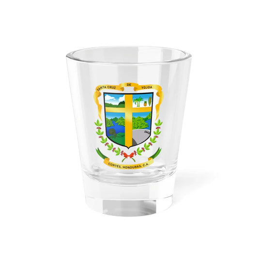 Escudo de Santa Cruz de Yojoa (Honduras) (Coat of Arms) Shot Glass 1.5oz 1.5oz - Go Mug Yourself