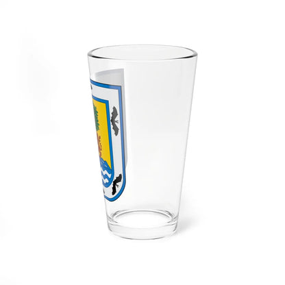 Escudo de Santa Fe de Antioquía (Colombia) (Coat of Arms) Pint Glass 16oz - Go Mug Yourself