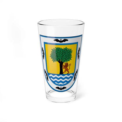 Escudo de Santa Fe de Antioquia (Colombia) (Coat of Arms) Pint Glass 16oz 16oz - Go Mug Yourself