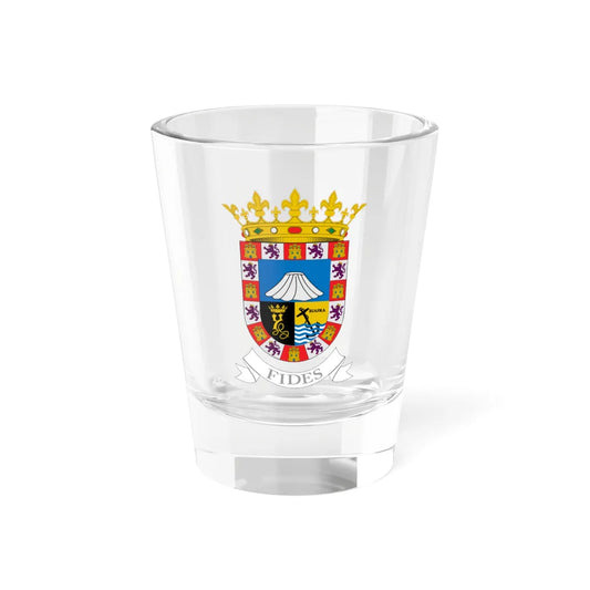 Escudo de Santa Isabel Guinea Española (Equatorial Guinea) (Coat of Arms) Shot Glass 1.5oz 1.5oz - Go Mug Yourself