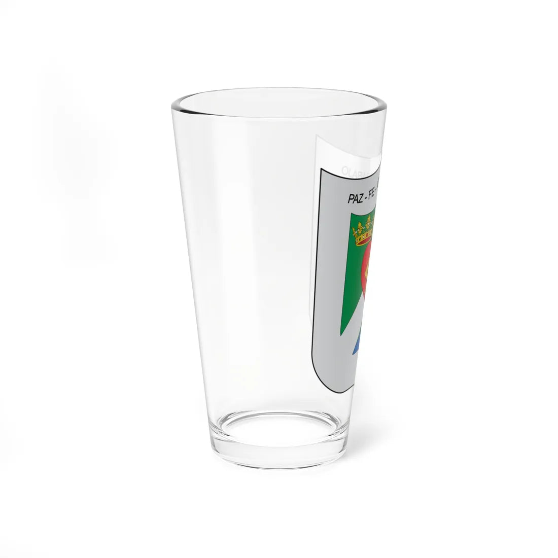 Escudo de Santa Isabel Tolima (Colombia) (Coat of Arms) Pint Glass 16oz - Go Mug Yourself