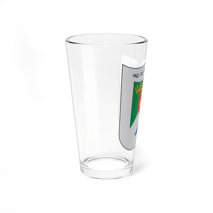 Escudo de Santa Isabel Tolima (Colombia) (Coat of Arms) Pint Glass 16oz - Go Mug Yourself