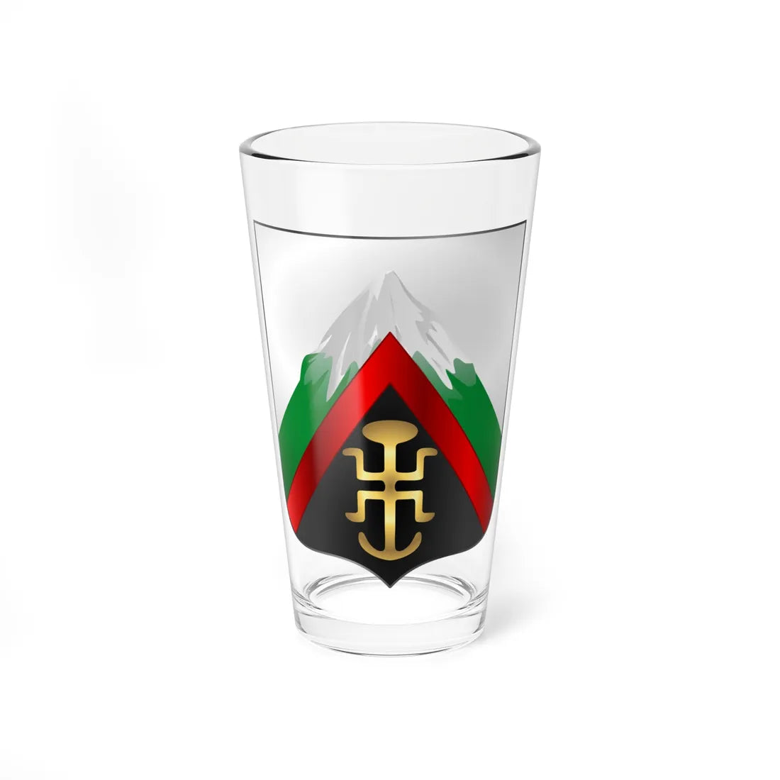 Escudo de Santa Maria Huila 3d (Colombia) (Coat of Arms) Pint Glass 16oz 16oz - Go Mug Yourself