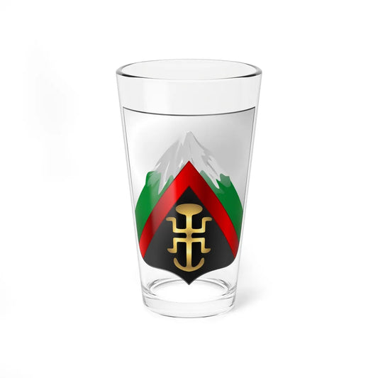Escudo de Santa Maria Huila 3d (Colombia) (Coat of Arms) Pint Glass 16oz 16oz - Go Mug Yourself