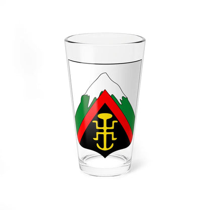 Escudo de Santa Maria Huila (Colombia) (Coat of Arms) Pint Glass 16oz 16oz - Go Mug Yourself