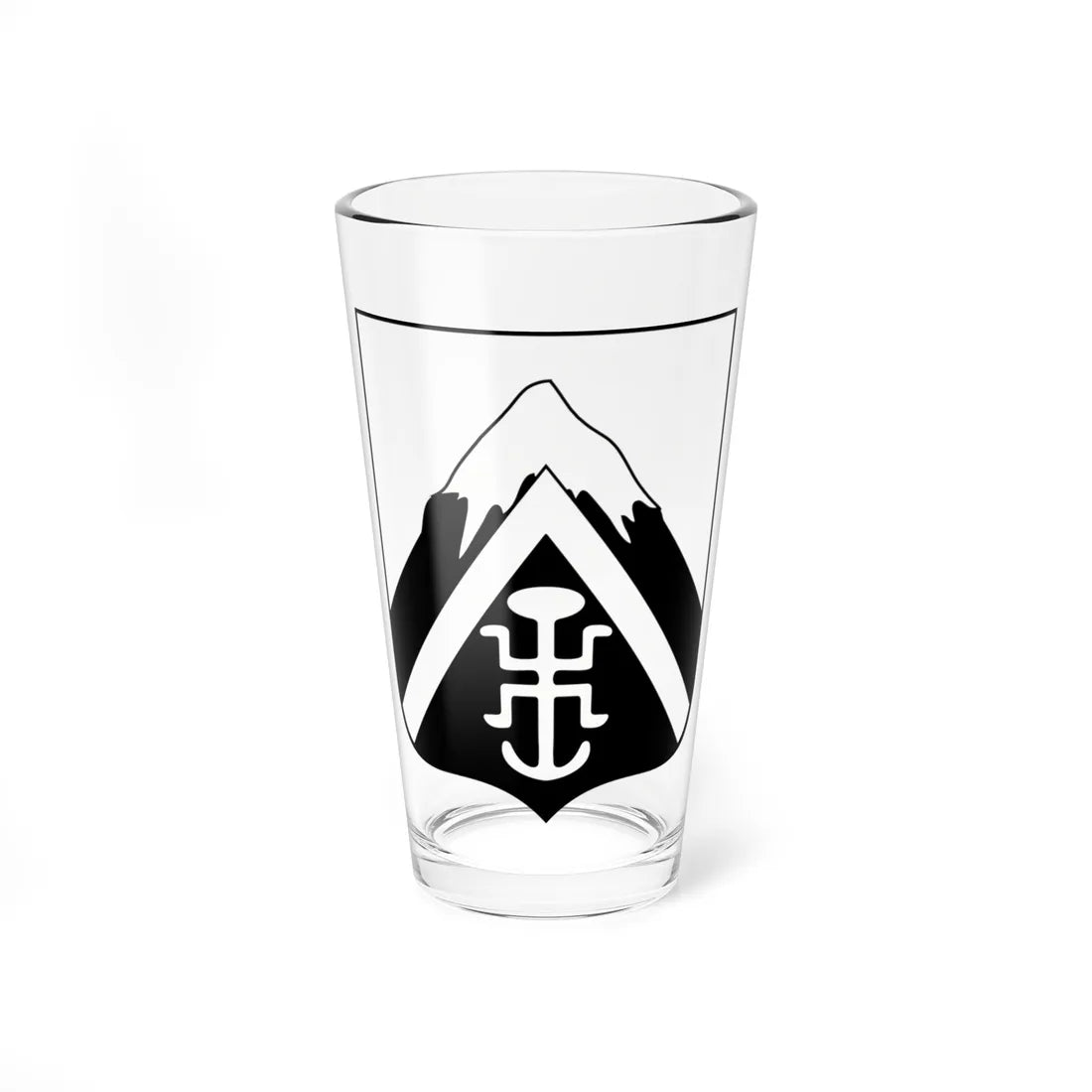 Escudo de Santa Maria Huila sello (Colombia) (Coat of Arms) Pint Glass 16oz 16oz - Go Mug Yourself