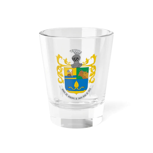 Escudo de Santa Rosa de Osos (Colombia) (Coat of Arms) Shot Glass 1.5oz 1.5oz - Go Mug Yourself