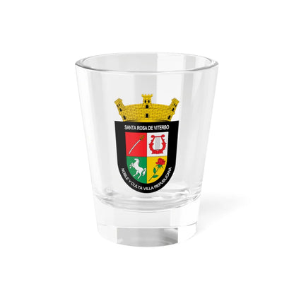 Escudo de Santa Rosa de Viterbo (Colombia) (Coat of Arms) Shot Glass 1.5oz 1.5oz - Go Mug Yourself