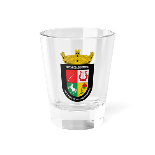 Escudo de Santa Rosa de Viterbo (Colombia) (Coat of Arms) Shot Glass 1.5oz 1.5oz - Go Mug Yourself