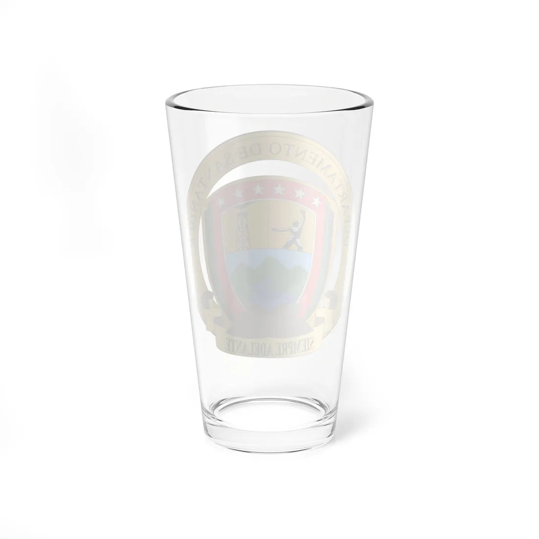 Escudo de Santander Colombia (Colombia) (Coat of Arms) Pint Glass 16oz - Go Mug Yourself