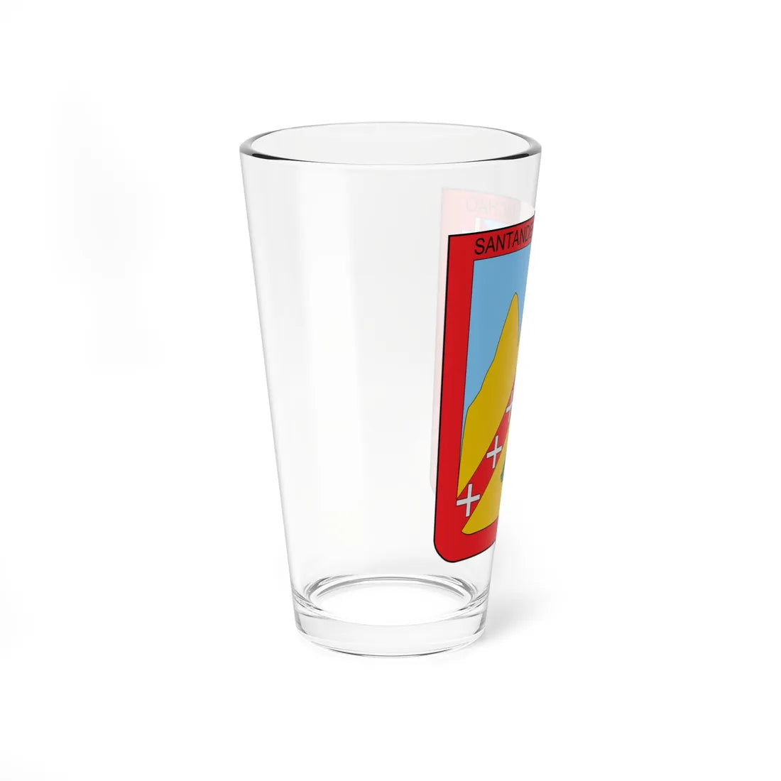 Escudo de Santander de Quilichao (Colombia) (Coat of Arms) Pint Glass 16oz - Go Mug Yourself