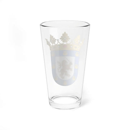 Escudo de Santiago Chile (Chile) (Coat of Arms) Pint Glass 16oz - Go Mug Yourself