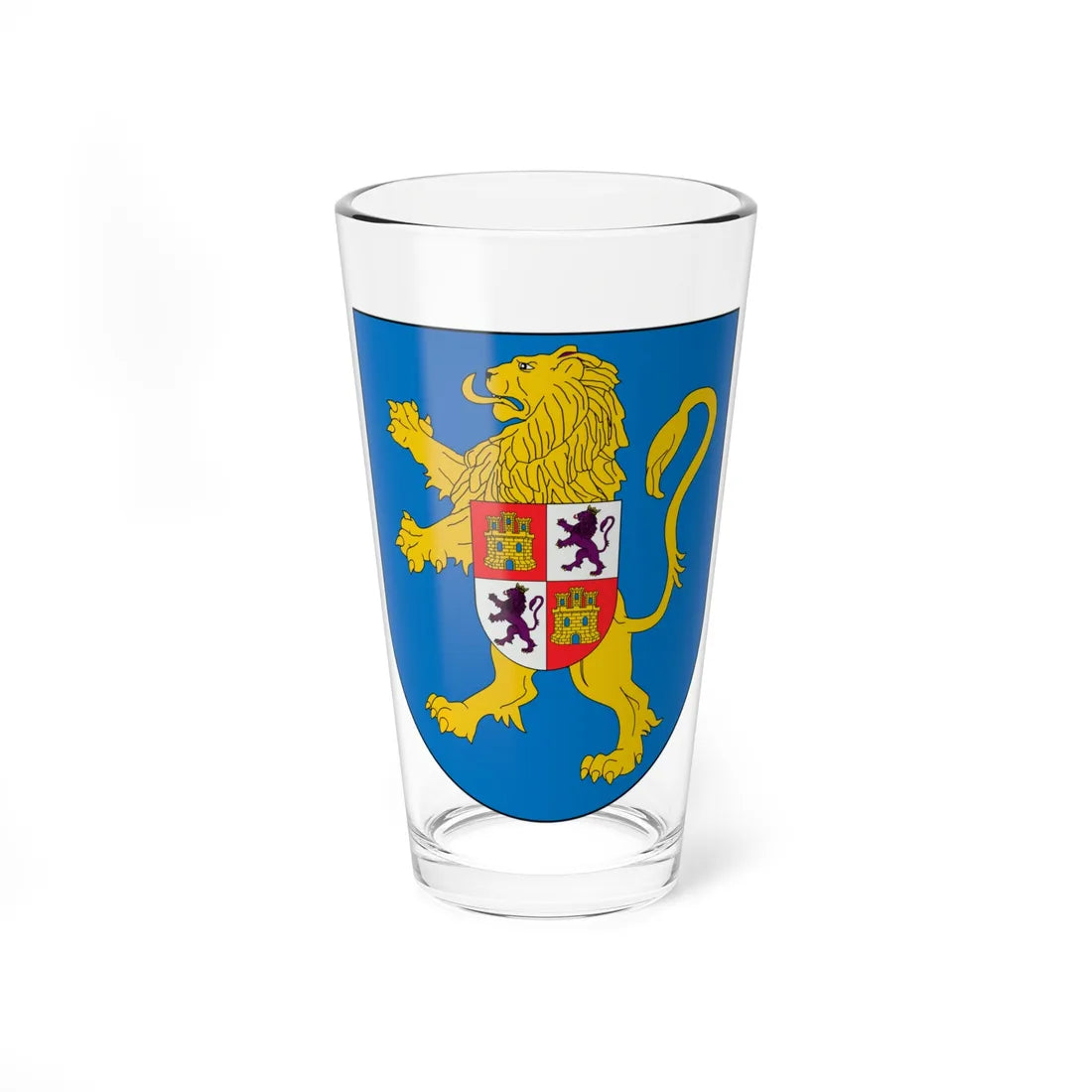 Escudo de Santiago de Arma de Rionegro (Colombia) (Coat of Arms) Pint Glass 16oz 16oz - Go Mug Yourself