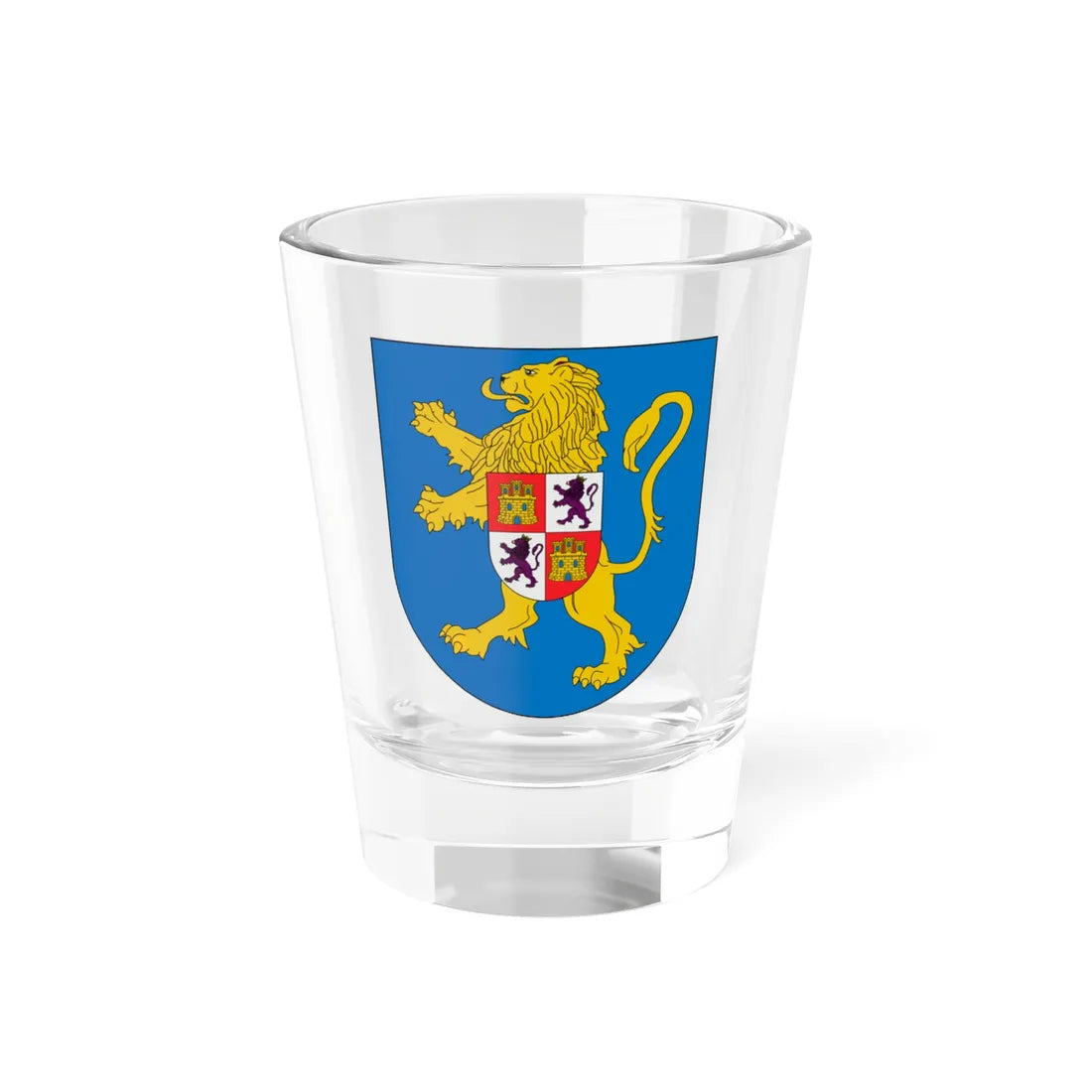 Escudo de Santiago de Arma de Rionegro (Colombia) (Coat of Arms) Shot Glass 1.5oz 1.5oz - Go Mug Yourself