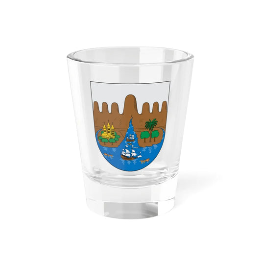 Escudo de Santiago de Cali (Colombia) (Coat of Arms) Shot Glass 1.5oz 1.5oz - Go Mug Yourself