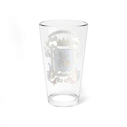 Escudo de Santiago de León de Caracas 1567 1766-2022 (Costa Rica) (Coat of Arms) Pint Glass 16oz - Go Mug Yourself