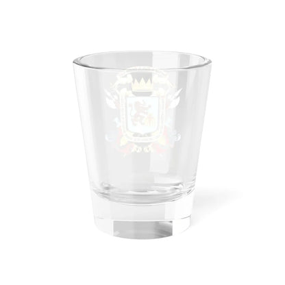 Escudo de Santiago de León de Caracas 1567 1766-2022 (Costa Rica) (Coat of Arms) Shot Glass 1.5oz - Go Mug Yourself